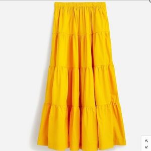 J Crew Tiered Pull-On Maxi Skirt - Size S - NEW WITH TAGS - Never Worn!
